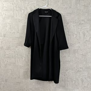 Black long blazer